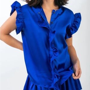 Koch Palm Top in Deep Sea Blue